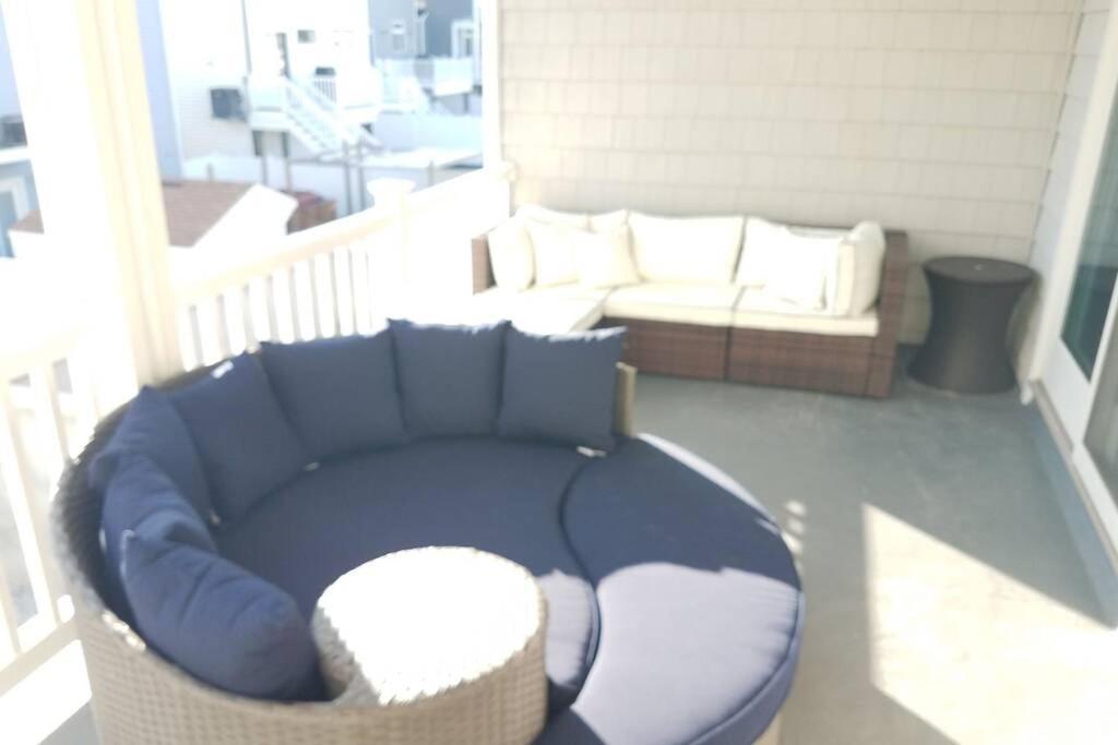 Ocean And Beach Views From Five Decks In Ortley Beach Seaside Heights Exterior foto