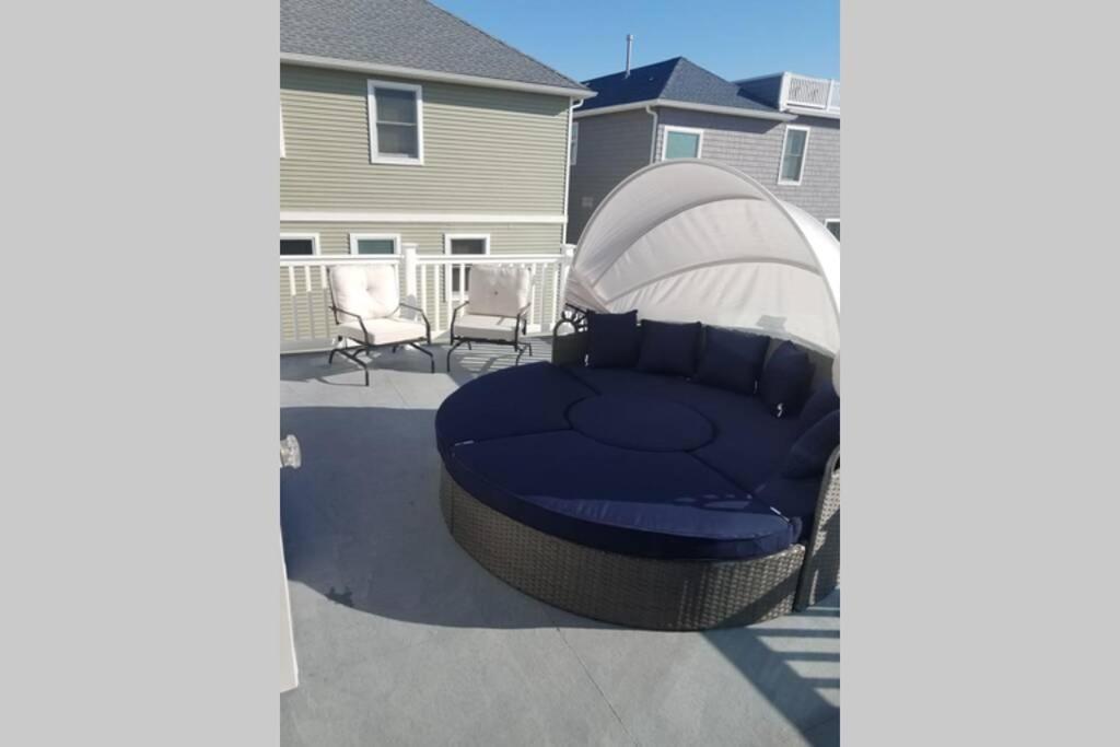 Ocean And Beach Views From Five Decks In Ortley Beach Seaside Heights Exterior foto